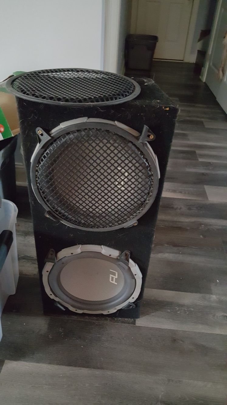 FLI subwoofers in box