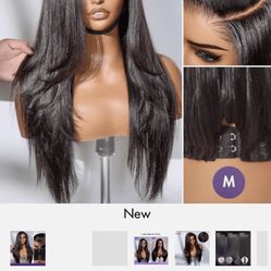 High Quality Human Hair Lace Front Wig - Wavy 26” Luvme Hair