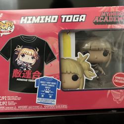 Himiko Toga Unmasked Funko Pop Size M T Shirt