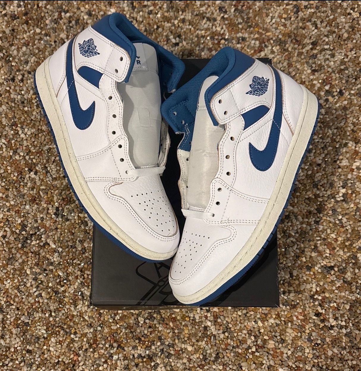 (Brand New/DS) Jordan 1 Mid Industrial Blue // Sizes 11 & 12