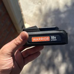 Warrior 18v  Lithium Battery 