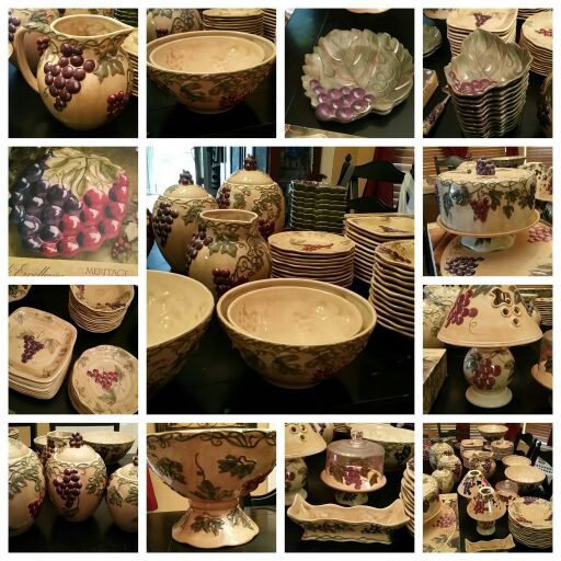 Noble Excellence "Meritage" Grape Dish Set