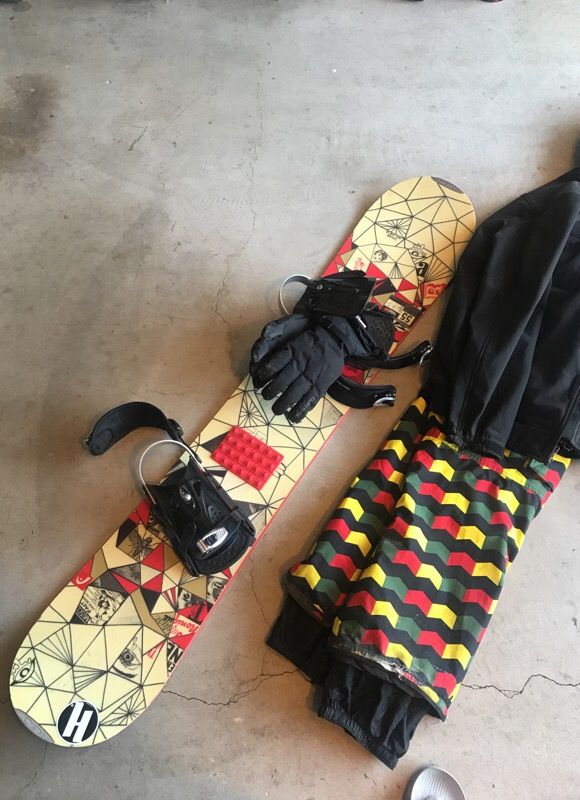 Snow board and gear