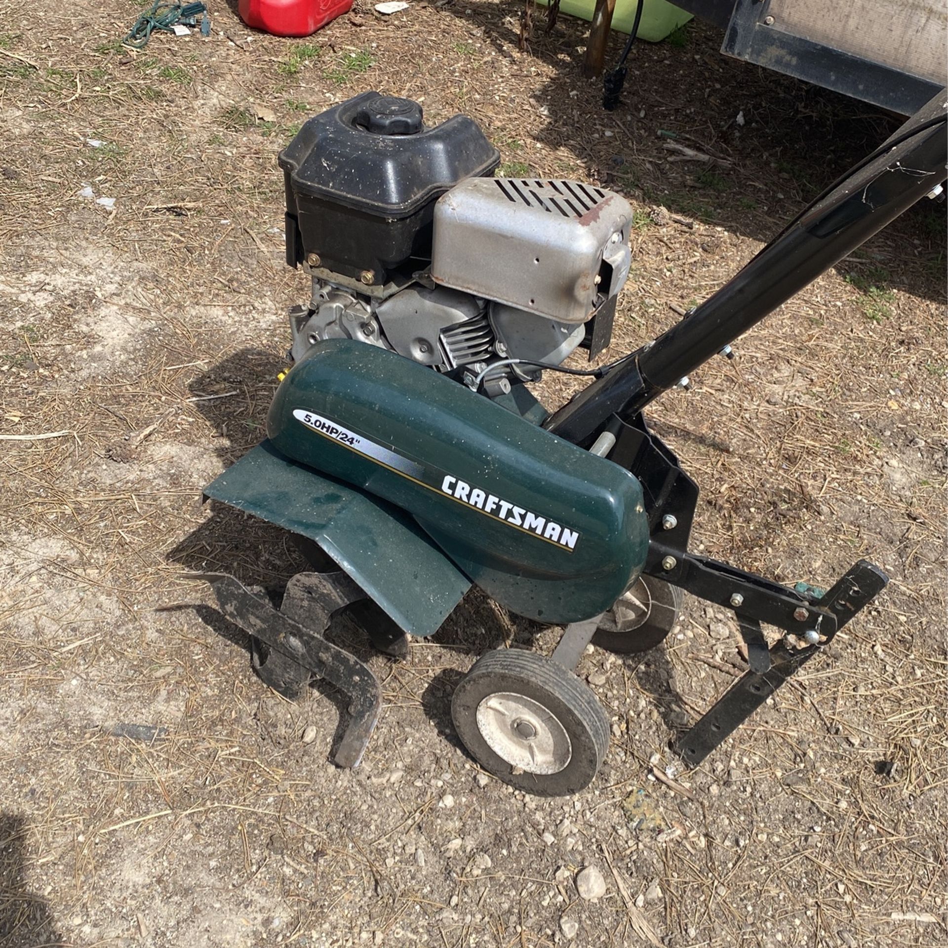 Craftsman 24 inch, 5 hp Rototiller for Sale in Huntley, IL OfferUp