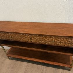 Crate and Barrel Console Table