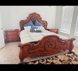 California king size bed frame ￼with the mattress