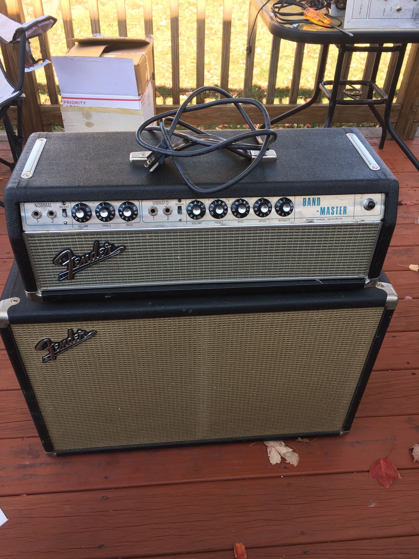 1968 Fender Bandmaster Drip Edge Head