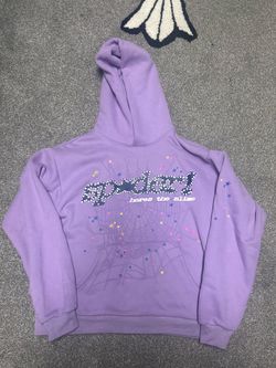 Size medium açaí sp5der hoodie
