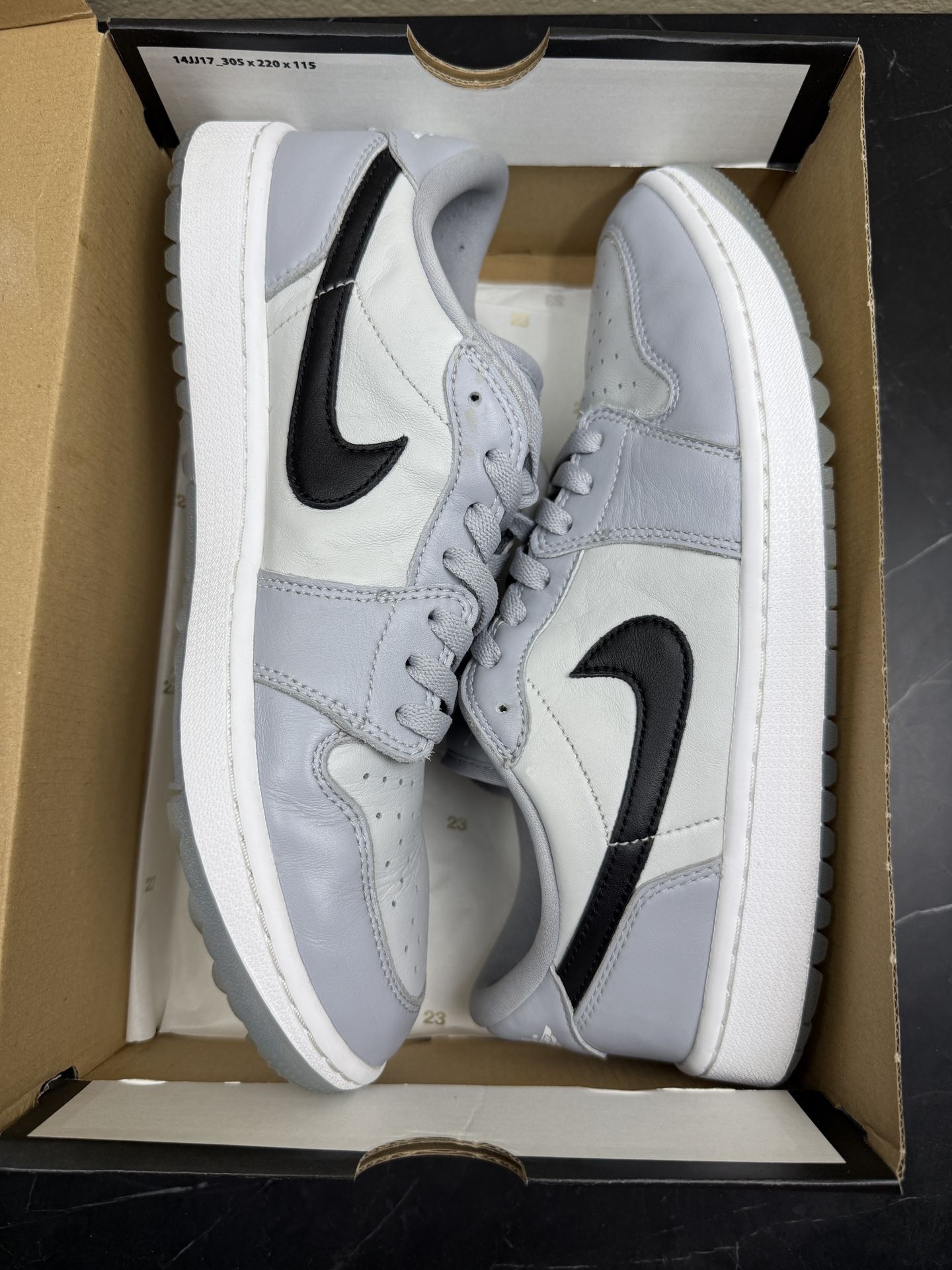 Jordan 1 Low OG Golf Wolf Gray - 10.5