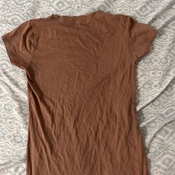 Brown tight top