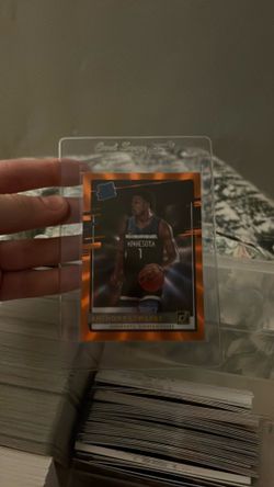 Orange foil Anthony Edward’s card
