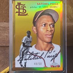 2023 topps chrome stachel paige 48/50