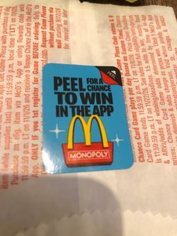 McDonald’s Monopoly