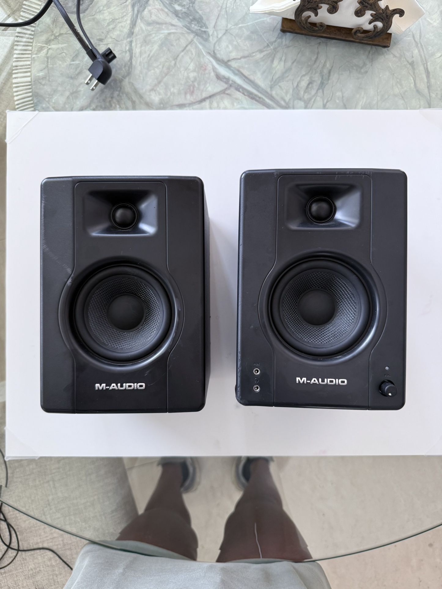 M-Audio BX4 Studio Monitors – With Cables