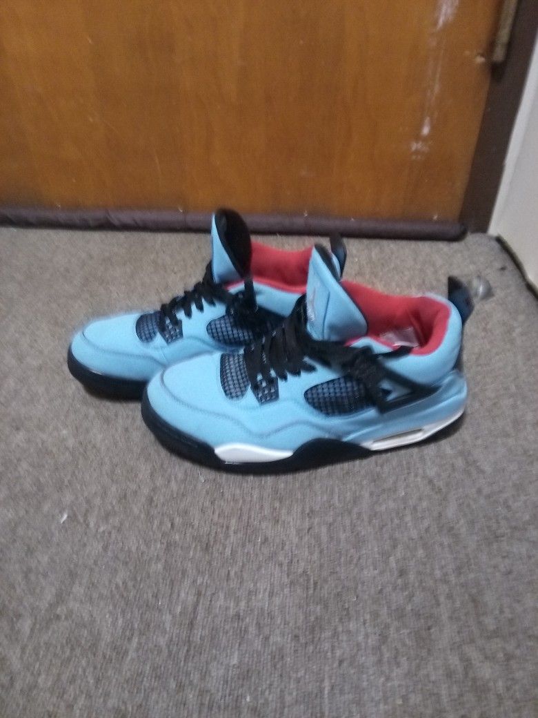 Cactus Jack Air Jordans Designed By Travis Scott Size 12 Great Condition