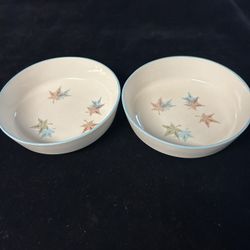 Franciscan “Sycamore Leaf” Mid Century Bowls (2)