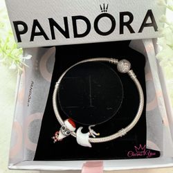 PANDORA bracelet with two charms included ORIGINAL.