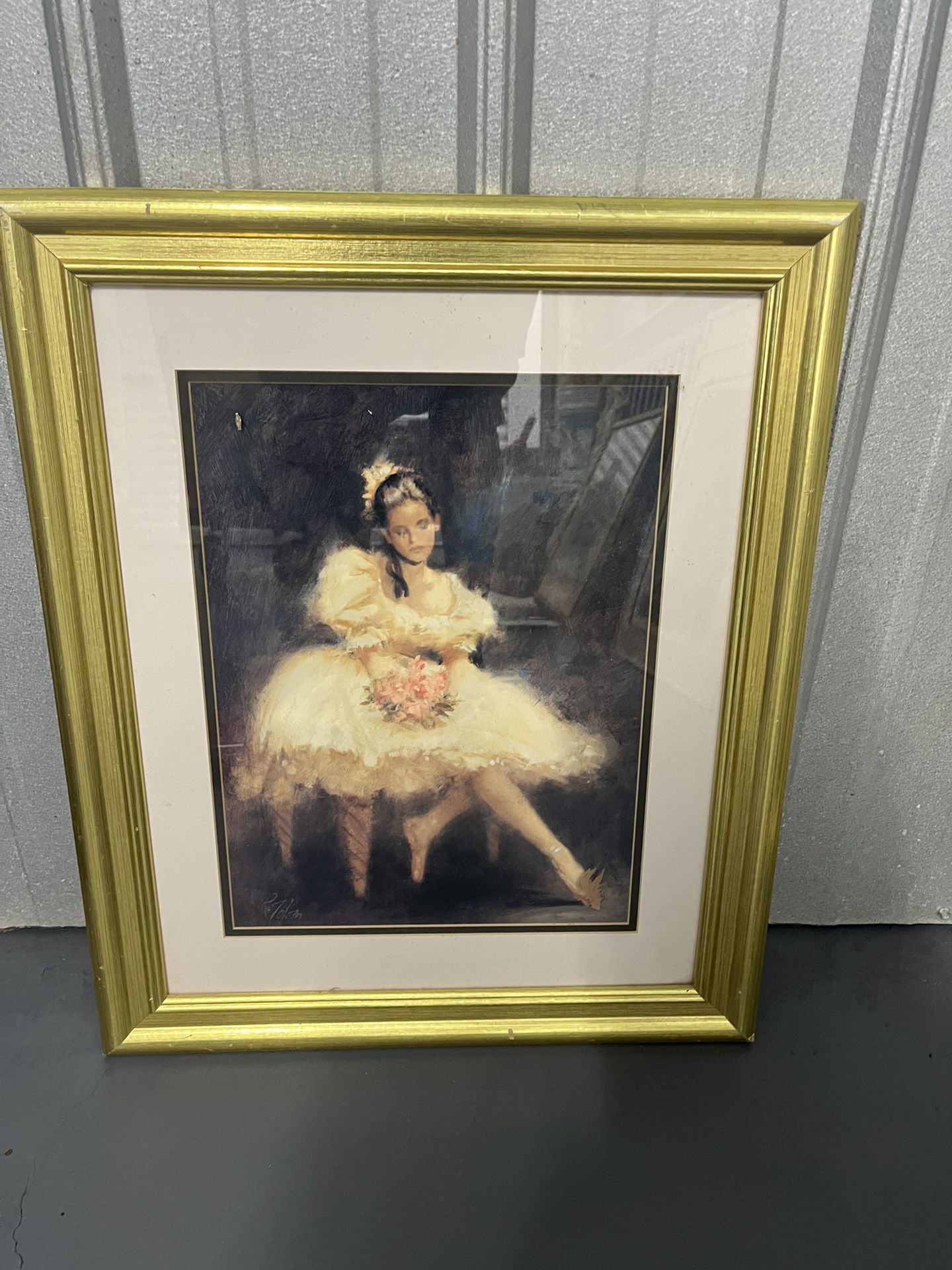 Grace In Repose: The Quiet Moment Before The Dance Painting
