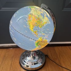 Illuminated World Globe