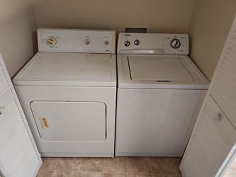 Whirlpool washer and Kenmore dryer