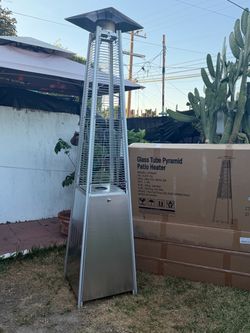 Glass Tube Pyramid Patio Heater