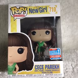 FUNKO POP! CECE PAREKH #710 NEW GIRL FALL CONVENTION EXCLUSIVE+PROTECTOR 