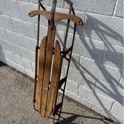 Antique Wooden Sled  