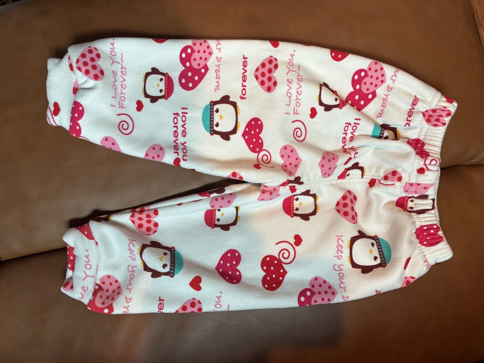 Fleece Lined Girls Pants 