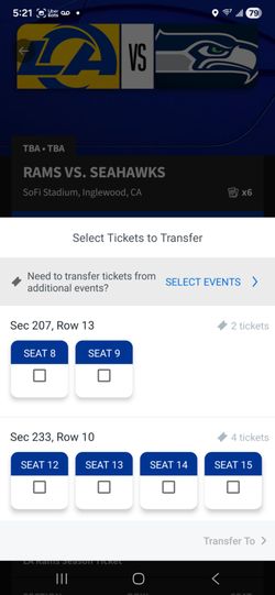 Rams vs Seahawks