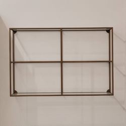 Glass/metal  Shelf