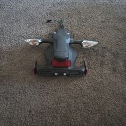 Rear Fender With Turn Signals For Kawasaki 