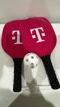 Brand New T-Mobile Tuesday Pickleball Set (2 Paddles & 1 Ball)