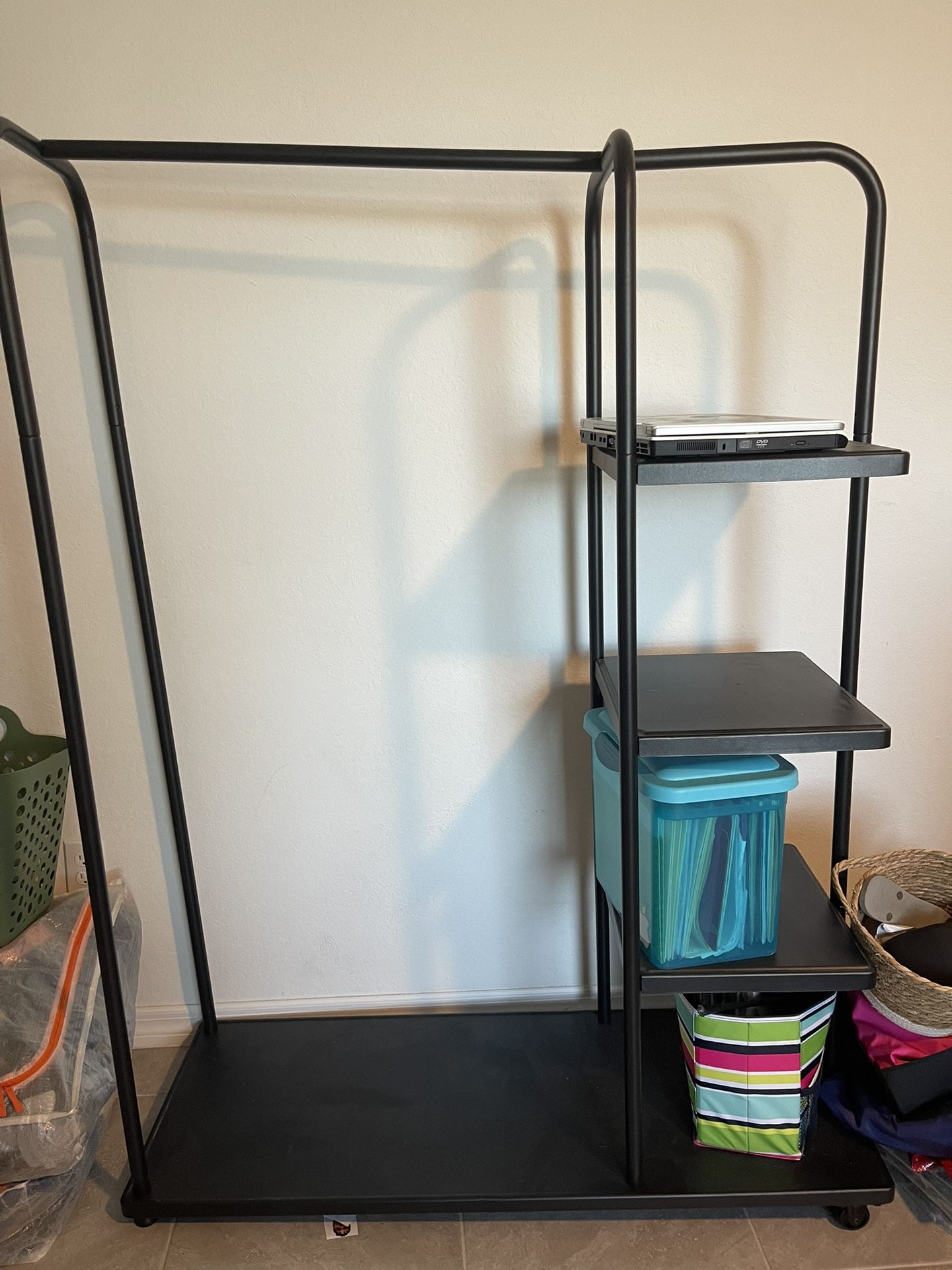 closet organizer coat rack