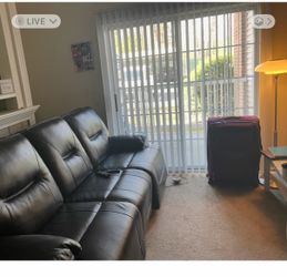 leather reclyiner sofa rarly used
