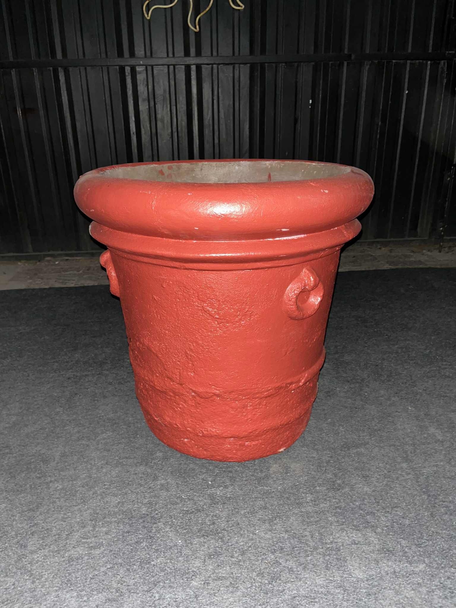 Single Heavy Clay Pot Planter