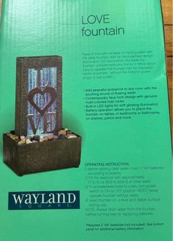 NEW tabletop fountain with LED illumination p/up Brooklyn NY 11229