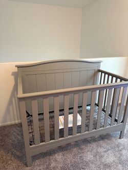 Gray Crib