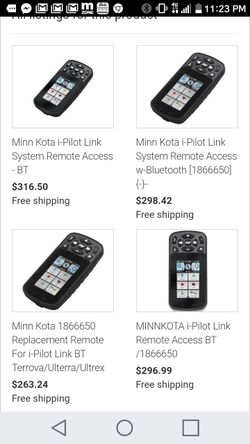 Advanced GPS Navigation Wireless Remote - Minn Kota