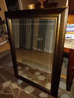 KIRKLAND's Large Beveled Mirror