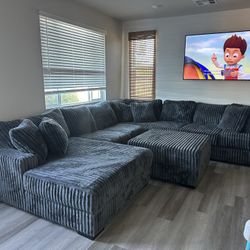 Gray Sectional 