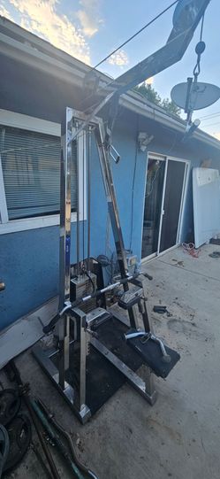 Cable pull down machine