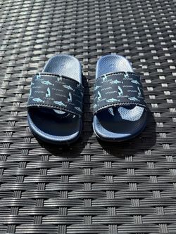 Kids Shark Print Slide Sandals $5