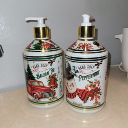 2 Large Holiday Hand Soap