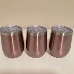 NEW Set Of 3 Wine Tumblers 