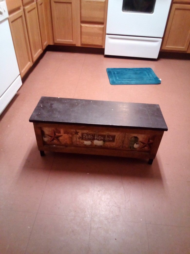 Wood Storage Chest