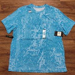 Men's Nike Dri-fit Digital camo print T Shirt