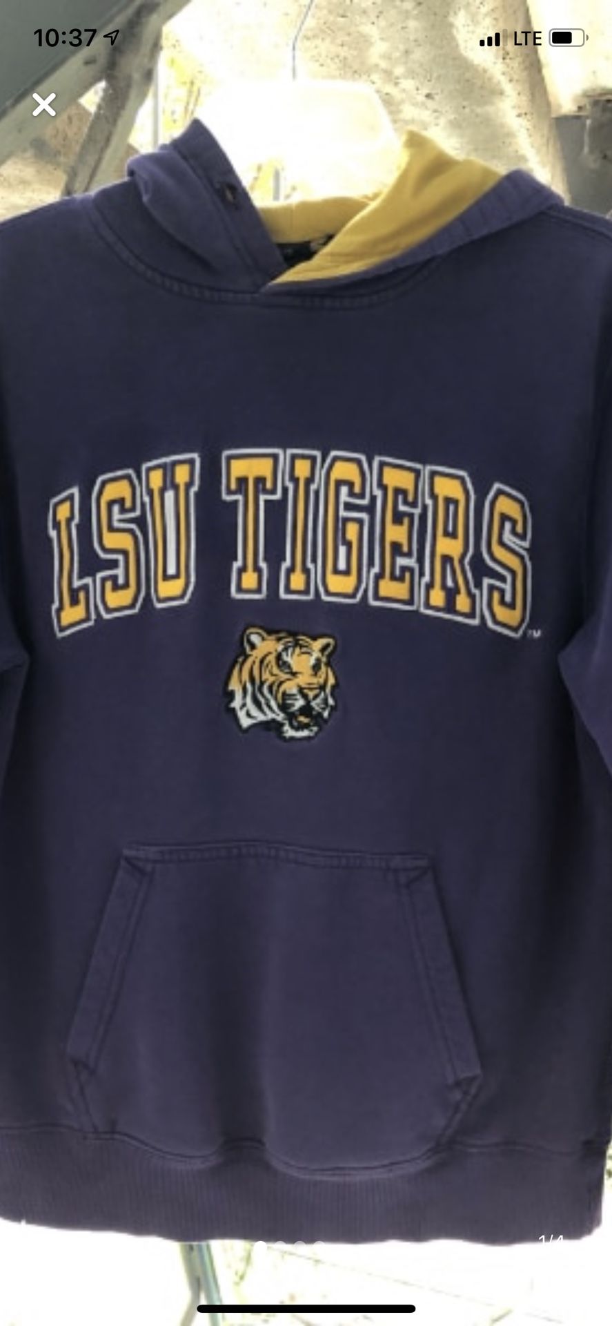 Small LSU Colosseum Hoodie Go Tigers!