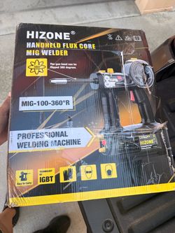Hizone MIG-100-360R Handheld Flux Core Welder