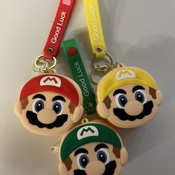 Mario keychain wallet 3Pc