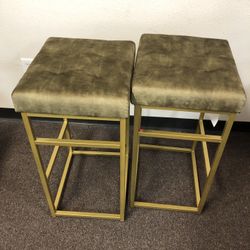 2 Pc Bar Stools 